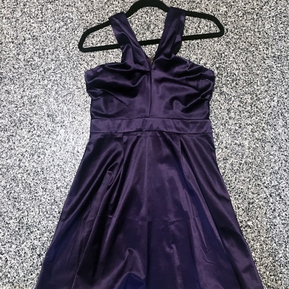 Smart Set ✦ Violet Unworn Satin Dress (size 8) - Picture 1 of 6